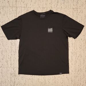 Patagonia Activewear Stretch Spellout Logo T Shirt